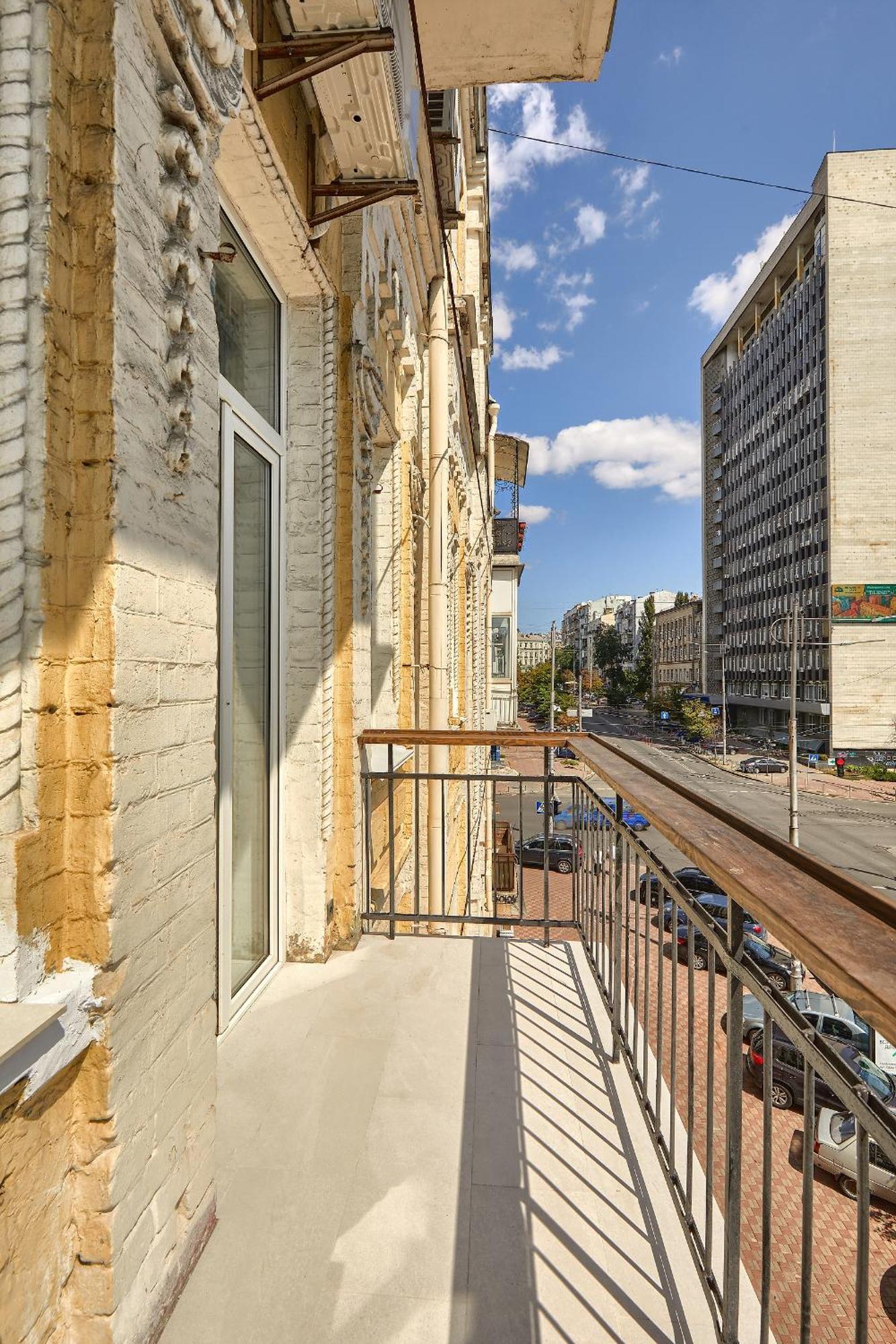 Apartmán Saksaganskogo Centre Kyjev Pokoj fotografie