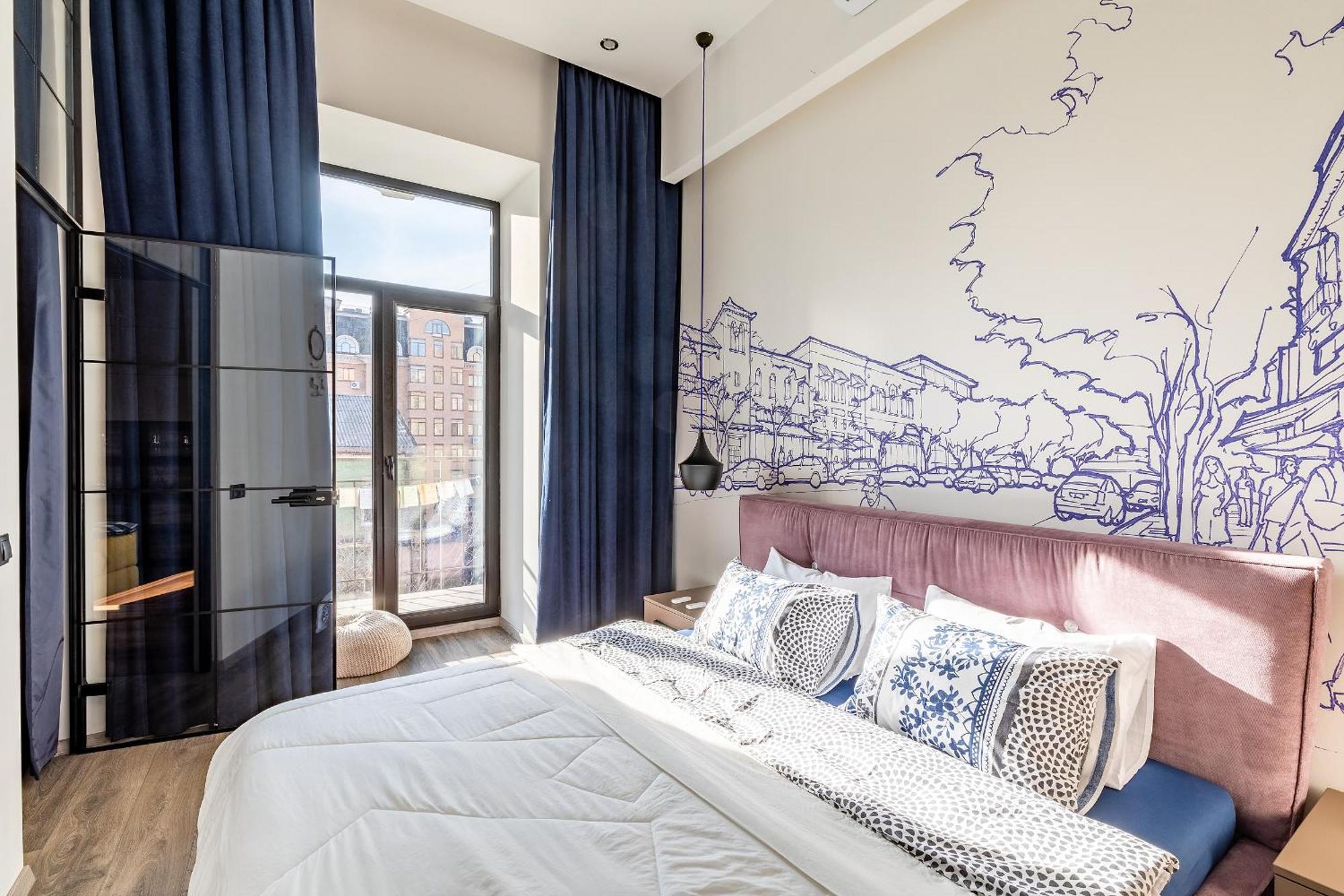 Apartmán Saksaganskogo Centre Kyjev Exteriér fotografie